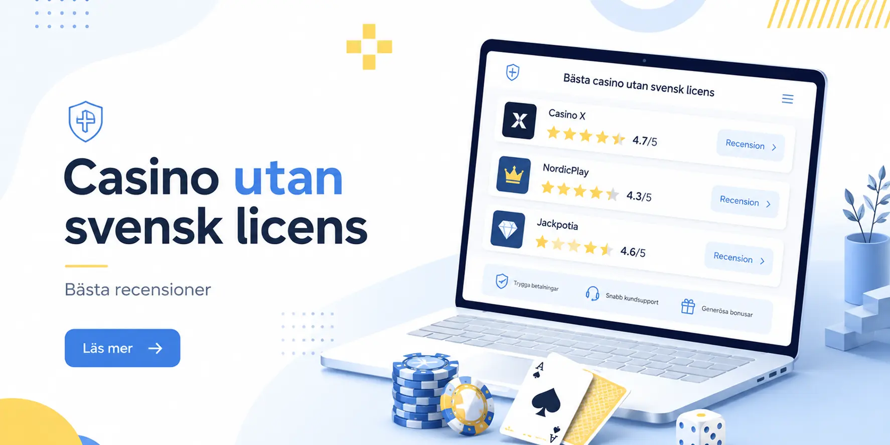 Casino Utan Svensk Licens banner2
